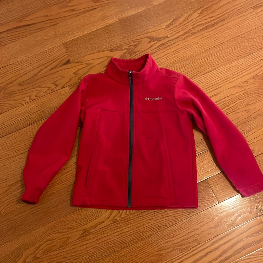 Size kids small red Columbia jacket